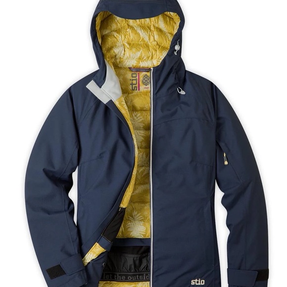 Stio Jackets & Blazers - Stio Women’s Down Shot 7 in Mountain Shadow with Yellow Interior - Large